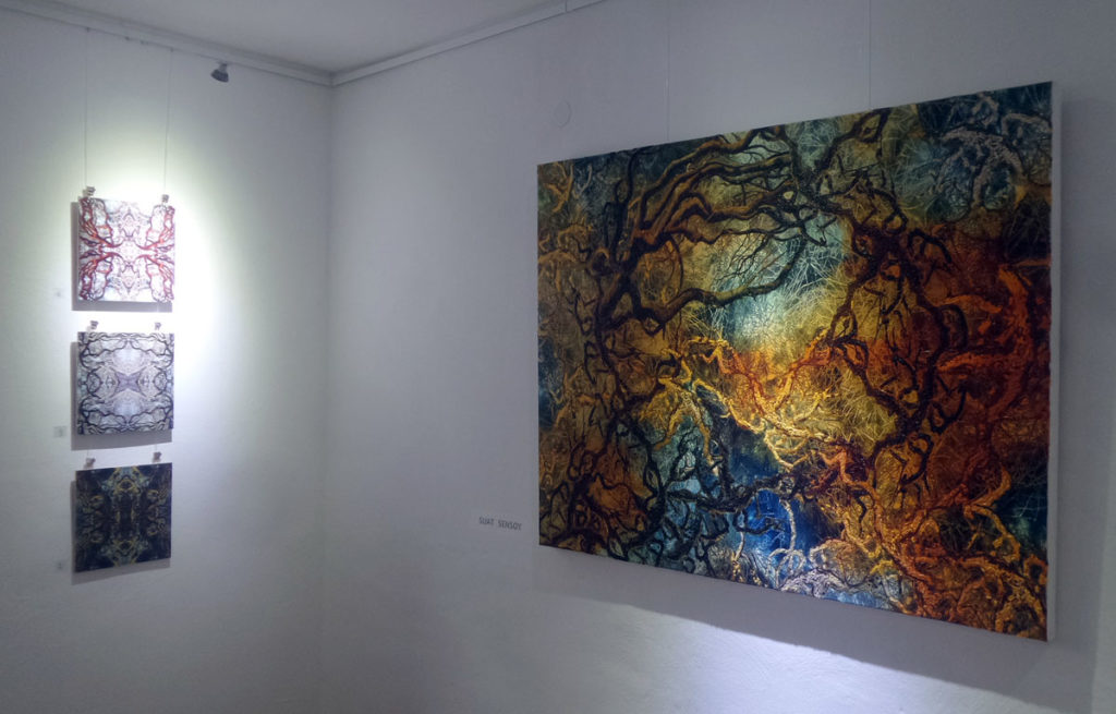 Bäume - ZNS III (Acrly, MixedMedia, Canvas) Suat Sensoy